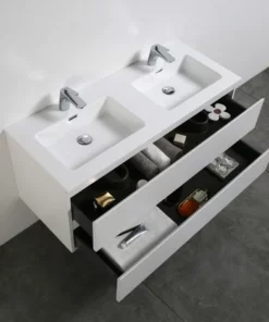 BERNSTEIN Meuble Salle De Bain Alice 1200 Blanc Mat - Miroir En Option: Sans Miroir, Brillant 10 BERNSTEIN Meuble Salle De Bain Alice 1200 Blanc Mat - Miroir En Option: Sans Miroir, Brillant -BERNSTEIN Shop 10583816 4