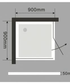 BERNSTEIN Receveur De Douche Carré - 90 X 90 Cm Et Système D'évacuation 9 BERNSTEIN Receveur De Douche Carré - 90 X 90 Cm Et Système D'évacuation -BERNSTEIN Shop 10589108 3