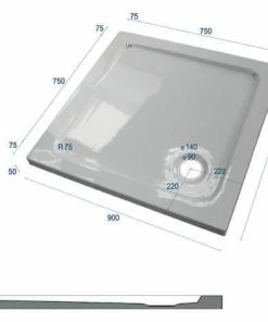 BERNSTEIN Receveur De Douche Carré - 90 X 90 Cm Et Système D'évacuation 11 BERNSTEIN Receveur De Douche Carré - 90 X 90 Cm Et Système D'évacuation -BERNSTEIN Shop 10589108 5