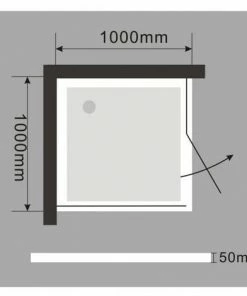 BERNSTEIN Receveur De Douche Carré - 100 X 100 Cm Et Système D'évacuation -BERNSTEIN Shop 10589109 3
