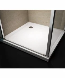 BERNSTEIN Paroi De Douche D'angle EX416 - En Verre Véritable NANO - 80 X 80 X 195cm - Avec Receveur -BERNSTEIN Shop 10589118 3