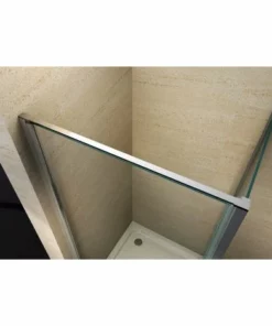 BERNSTEIN Paroi De Douche, Cabine De Douche D'angle, En Verre Véritable NANO EX416 - 100 X 100 X 195cm - Avec Receveur -BERNSTEIN Shop 10589119 2