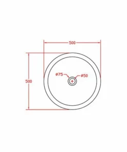 BERNSTEIN Lavabo Colonne Totem TWZ16 En Pierre Solide (Solid Stone) - 50x50x90cm -BERNSTEIN Shop 10626181 3