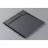 BERNSTEIN Receveur De Douche En Pierre Solide(Solid Surface) PB3087MG - Gris Mat - 90x90x3,5cm