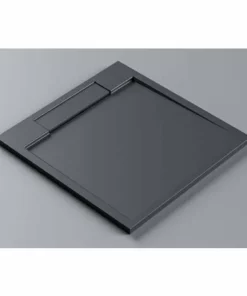 BERNSTEIN Receveur De Douche En Pierre Solide(Solid Surface) PB3087MG - Gris Mat - 90x90x3,5cm