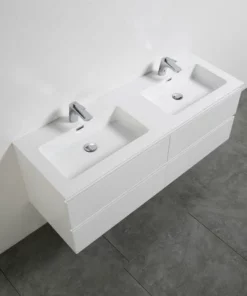 BERNSTEIN Meuble Salle De Bain Alice 1380 Blanc Mat - Miroir En Option: Sans Miroir, Brillant -BERNSTEIN Shop 10683271 3