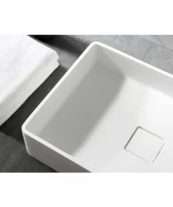 BERNSTEIN Vasque à Poser Aqua En Fonte Minérale (Pure Acrylic) - 48x32x10,5cm - En Blanc Mat Ou Haute Brillance: Blanc Mat -BERNSTEIN Shop 10756822 5