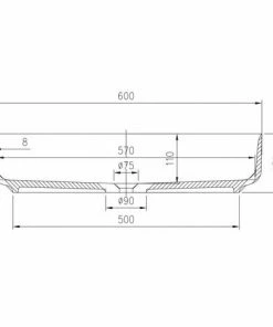 BERNSTEIN Vasque à Poser Ovale En Fonte Minérale PB2123 - 60x40x13cm - Pure Acrylic 7 BERNSTEIN Vasque à Poser Ovale En Fonte Minérale PB2123 - 60x40x13cm - Pure Acrylic -BERNSTEIN Shop 10973800 3