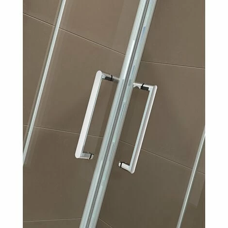 BERNSTEIN Paroi Porte De Douche Pivotante En Angle EX809 - Verre De Sécurité Nano - 80 X 80 X 195 Cm 7 BERNSTEIN Paroi Porte De Douche Pivotante En Angle EX809 - Verre De Sécurité Nano - 80 X 80 X 195 Cm – Image 5