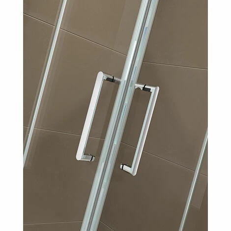 BERNSTEIN Paroi Porte De Douche Pivotante En Angle EX809 - Verre De Sécurité Nano - 100 X 100 X 195 Cm 7 BERNSTEIN Paroi Porte De Douche Pivotante En Angle EX809 - Verre De Sécurité Nano - 100 X 100 X 195 Cm – Image 5