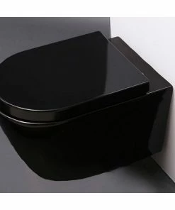 Siège Et Abattant De Remplacement Noir Pour Les WC Suspendus BERNSTEIN (CH1088/1088R/NT2019/NT2039/B-8030) -BERNSTEIN Shop 10987133 3