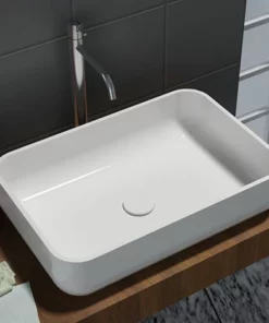 BERNSTEIN Cache Bonde Pour Vasque - Couvercle Pour Bonde Pop Up En Blanc Brillant -BERNSTEIN Shop 10987134 4