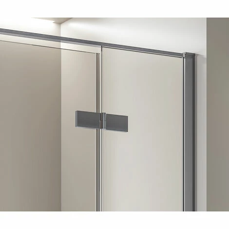 BERNSTEIN Paroi De Douche Fixe Et Porte Pivotante En Verre NANO Transparent - EX409 - 80 X 80 X 195 Cm: Montage à Gauche 6 BERNSTEIN Paroi De Douche Fixe Et Porte Pivotante En Verre NANO Transparent - EX409 - 80 X 80 X 195 Cm: Montage à Gauche – Image 4