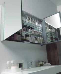 BERNSTEIN Armoire De Toilette 2 Portes- Miroir à L'intérieur Et à L'extérieur - 100 X 66 X 12 Cm -BERNSTEIN Shop 11092503 3