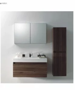BERNSTEIN Armoire De Toilette 2 Portes- Miroir à L'intérieur Et à L'extérieur - 100 X 66 X 12 Cm -BERNSTEIN Shop 11092503 4