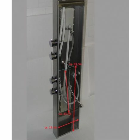 BERNSTEIN Système De Douche, Colonne De Douche Thermostatique SEDAL 8815, Noir 6 BERNSTEIN Système De Douche, Colonne De Douche Thermostatique SEDAL 8815, Noir – Image 4