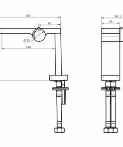 BERNSTEIN Robinet Mitigeur Noir Pour Lavabo Ou Vasque NT3110B -BERNSTEIN Shop 11092520 2