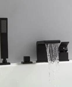 BERNSTEIN Robinet Mitigeur Design En Noir Pour Montage Sur Bord De Baignoire 4 Trous 6080B -BERNSTEIN Shop 11092522 3