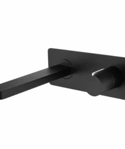 BERNSTEIN Robinet Mitigeur Mural à Encastrer 9908B - Noir - Livré Avec Corps D'encastrement