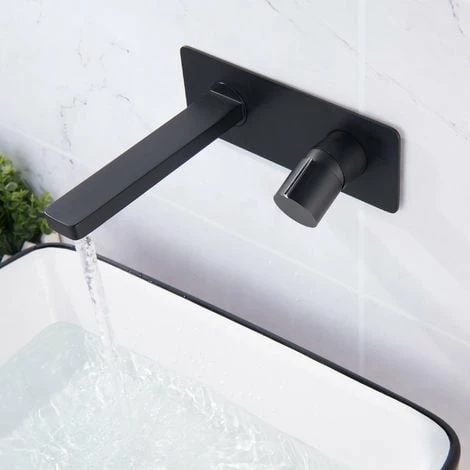 BERNSTEIN Robinet Mitigeur Mural à Encastrer 9908B - Noir - Livré Avec Corps D'encastrement 7 BERNSTEIN Robinet Mitigeur Mural à Encastrer 9908B - Noir - Livré Avec Corps D'encastrement – Image 5