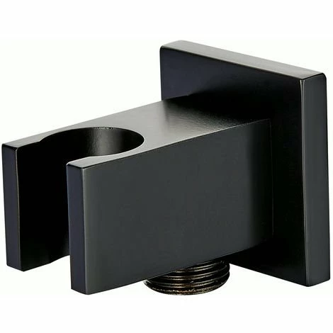 BERNSTEIN Coude Avec Support Mural Pour Douchette Et Clapet Anti-retour BA002 - Design Carré 3 BERNSTEIN Coude Avec Support Mural Pour Douchette Et Clapet Anti-retour BA002 - Design Carré