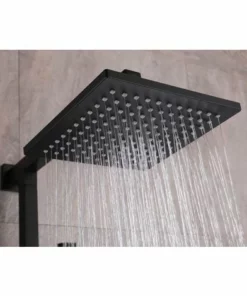 BERNSTEIN Douche De Tête ABS 3030TB Noir - 22,5 X 22,5 X 1 Cm