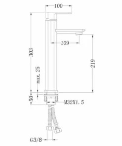BERNSTEIN Robinet Pour Lavabo De Salle De Bains 1234 -BERNSTEIN Shop 11092546 3