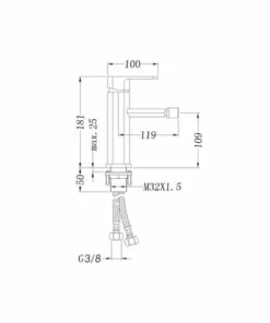 Robinetterie Pour Bidet BERNSTEIN 1238C - Adaptée à Nos Bidets Suspendus -BERNSTEIN Shop 11092552 3