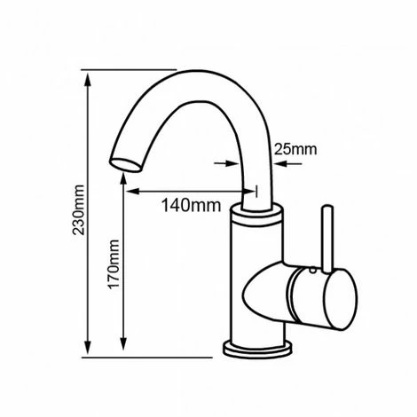 Robinet Mitigeur Pour Lavabo BERNSTEIN 1434C-23 7 Robinet Mitigeur Pour Lavabo BERNSTEIN 1434C-23 – Image 5