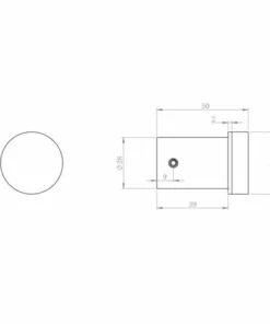 BERNSTEIN Patère SDVHK Au Design Arrondi - Série VERSA -BERNSTEIN Shop 11092605 3