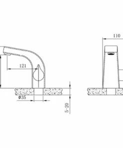 BERNSTEIN Robinet Mitigeur Pour Lavabo Ou Vasque NT7070 Finition Chromée -BERNSTEIN Shop 11092622 5