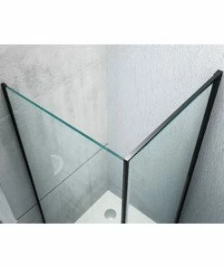 BERNSTEIN Paroi De Douche D'angle En Verre Véritable NANO De 6mm EX416S Noir - 90 X 90 X 195 Cm 10 BERNSTEIN Paroi De Douche D'angle En Verre Véritable NANO De 6mm EX416S Noir - 90 X 90 X 195 Cm -BERNSTEIN Shop 11273767 4