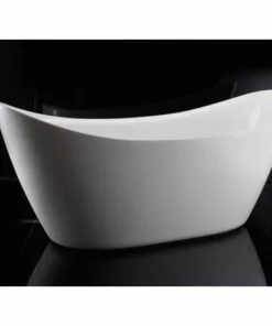 BERNSTEIN Baignoire îlot SIENA En Acrylique Sanitaire Blanc Mat - 173 X 73 X 75 Cm - Robinetterie En Option: Sans Robinet Mitigeur, Sans Siphon -BERNSTEIN Shop 11341987 3