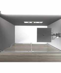 BERNSTEIN Paroi De Douche Fixe Et Porte Coulissante DX806A FLEX En Verre Véritable Traitement Nano - Largeur Sélectionnable: 100cm 11 BERNSTEIN Paroi De Douche Fixe Et Porte Coulissante DX806A FLEX En Verre Véritable Traitement Nano - Largeur Sélectionnable: 100cm -BERNSTEIN Shop 11342077 5