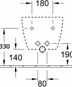 BERNSTEIN Bidet Suspendu En Céramique Sanitaire Blanc BH101 -BERNSTEIN Shop 11342078 4
