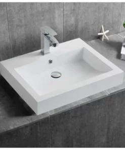 BERNSTEIN Lavabo à Poser Ou à Suspendre BS6049 60 X 48 X 14cm