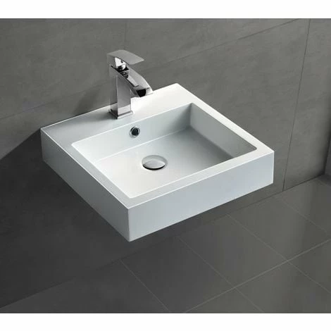 BERNSTEIN Lavabo à Poser Ou à Suspendre BS6050 - 45 X 45 X 12,5cm 3 BERNSTEIN Lavabo à Poser Ou à Suspendre BS6050 - 45 X 45 X 12,5cm