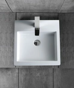 BERNSTEIN Lavabo à Poser Ou à Suspendre BS6050 - 45 X 45 X 12,5cm 10 BERNSTEIN Lavabo à Poser Ou à Suspendre BS6050 - 45 X 45 X 12,5cm -BERNSTEIN Shop 11342088 4