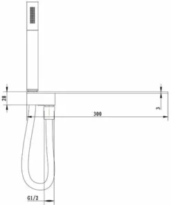BERNSTEIN Tablette De Rangement Pour La Douche DS40 Avec Coude Mural Et Support Pour La Douchette - Flexibles Et Douchettes En Option: Sans Flexible, Sans Douchette -BERNSTEIN Shop 11342476 5