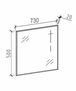 BERNSTEIN Ensemble Salle De Bain T730 De Couleur Chêne Blanchi - Miroir En Option: Sans Miroir -BERNSTEIN Shop 11342514 4