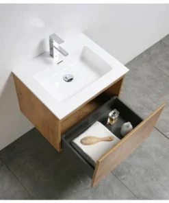 BERNSTEIN Meuble Salle De Bain Alice 600 Couleur Chêne - Miroir En Option: Sans Miroir -BERNSTEIN Shop 11342826 4