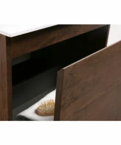 BERNSTEIN Meuble Salle De Bain Alice 600 Aspect Bois Foncé - Miroir En Option: Sans Miroir -BERNSTEIN Shop 11342839 5