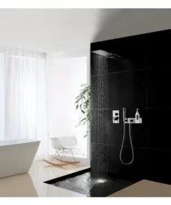 BERNSTEIN Set Pour La Douche CZT050-1 Avec Flexible, Support Et Douchette à Main