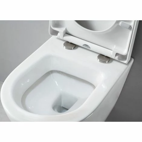 BERNSTEIN WC Suspendu B-8030 - Blanc - Abattant Softclose Inclus: Extra Plat 7 BERNSTEIN WC Suspendu B-8030 - Blanc - Abattant Softclose Inclus: Extra Plat – Image 5