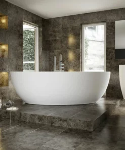 BERNSTEIN Baignoire îlot TERRA En Acrylique Blanc Brillant - 186 X 88 Cm -BERNSTEIN Shop 11486200 3