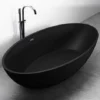 BERNSTEIN Baignoire îlot En Pierre Solide RELAX - Noir - 176x103cm -BERNSTEIN Shop 11557812 1
