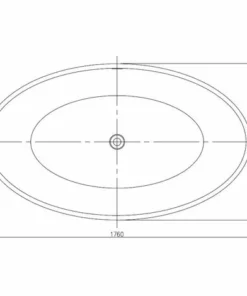 BERNSTEIN Baignoire îlot En Pierre Solide RELAX - Noir - 176x103cm 10 BERNSTEIN Baignoire îlot En Pierre Solide RELAX - Noir - 176x103cm -BERNSTEIN Shop 11557812 4