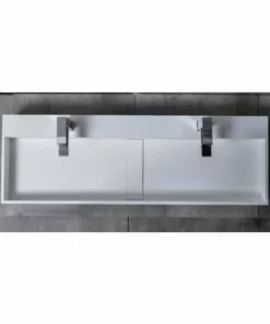 BERNSTEIN Vasque à Poser, TWG07, En Fonte Minérale (pure Acrylique) - 120x40x15cm -BERNSTEIN Shop 11617565 4