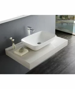 BERNSTEIN Vasque à Poser NT3155 - Céramique Sanitaire - 58x38,5cm