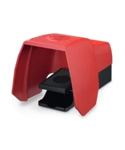 Bernstein 6061700004 Interrupteur à Pédale Avec Capot De Protection - Rouge